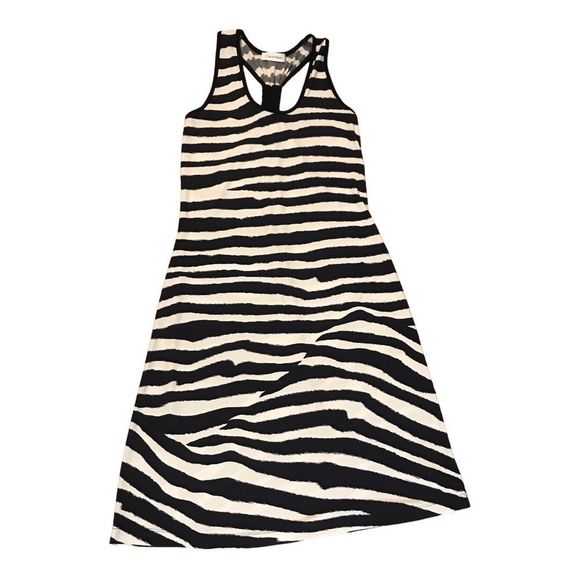 CALVIN KLEIN Dress/Cover-Up Slip On Stripes Navy/White Size Measures S - Picture 1 of 5